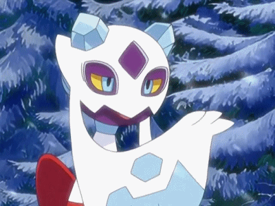 If I didn't know better, I would say it's petting the tree. Source: The Pokémon Company (Anime episode DP116 "The Drifting Snorunt!")