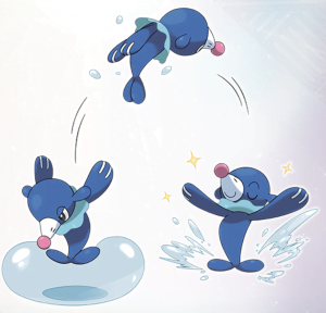 Popplio is an agile and acrobatic Pokémon.
