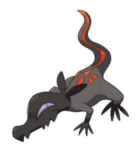 Salandit is described as being very cunning and it certainly looks the part.