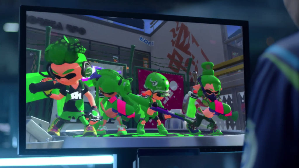 A look at what appears to be Splatoon. The graphic increase can really be seen!
