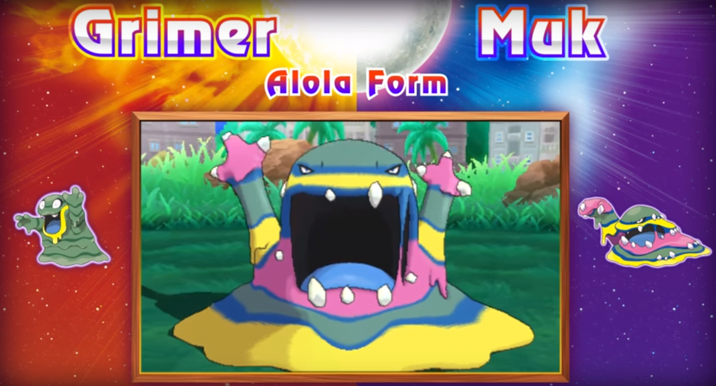 Muk de Alola, Pokémon