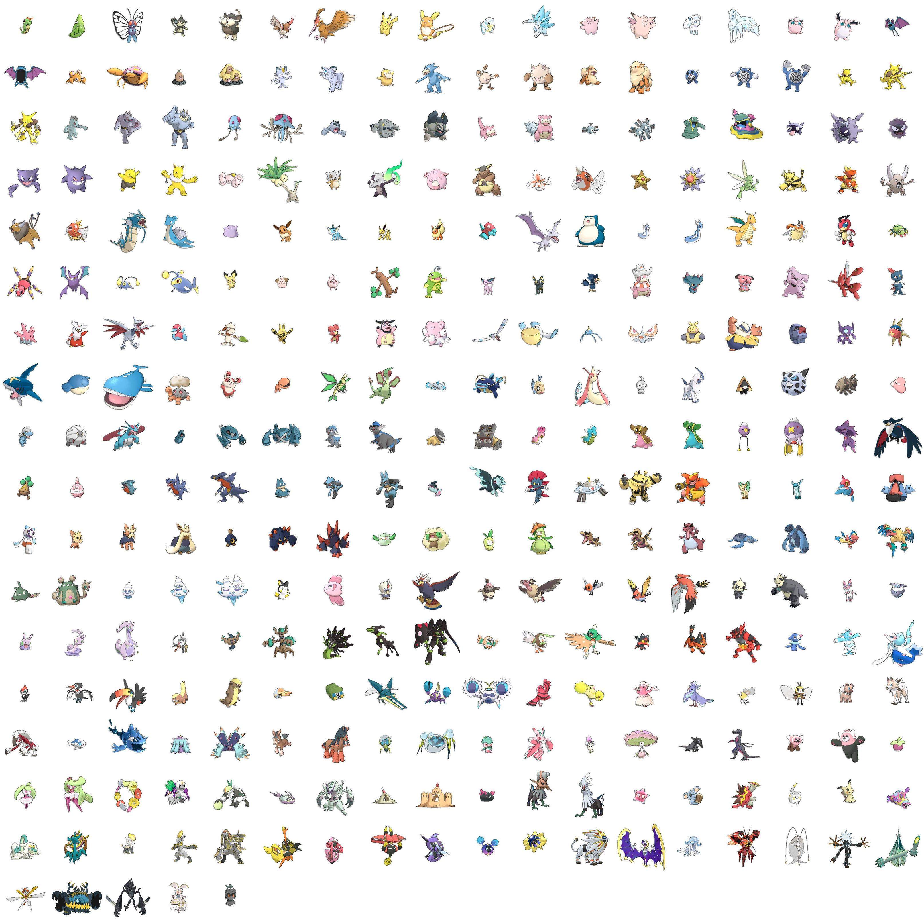 Pokemon Sun and Moon Pokedex round-up: names, descriptions, leaks