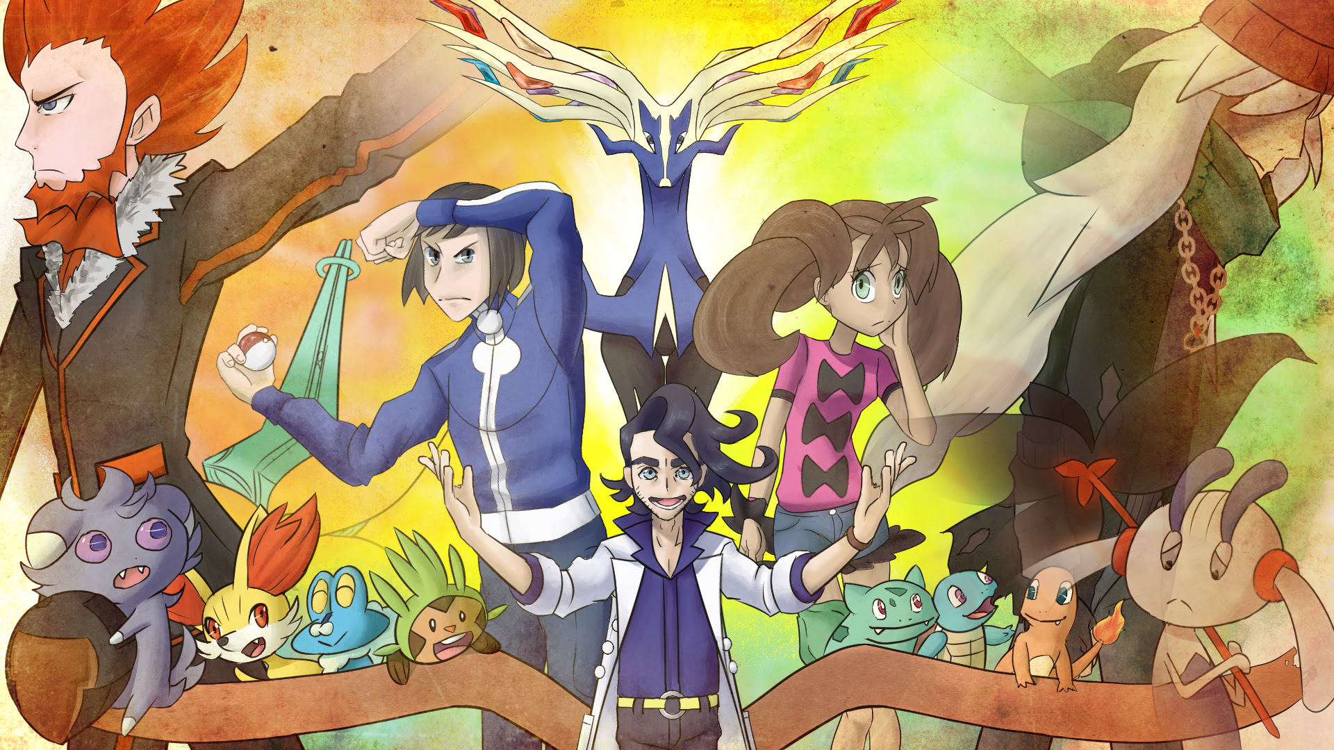 Pokemon XY OP 2015 ver.2  Pokemon kalos, Pokemon pictures, Pokemon