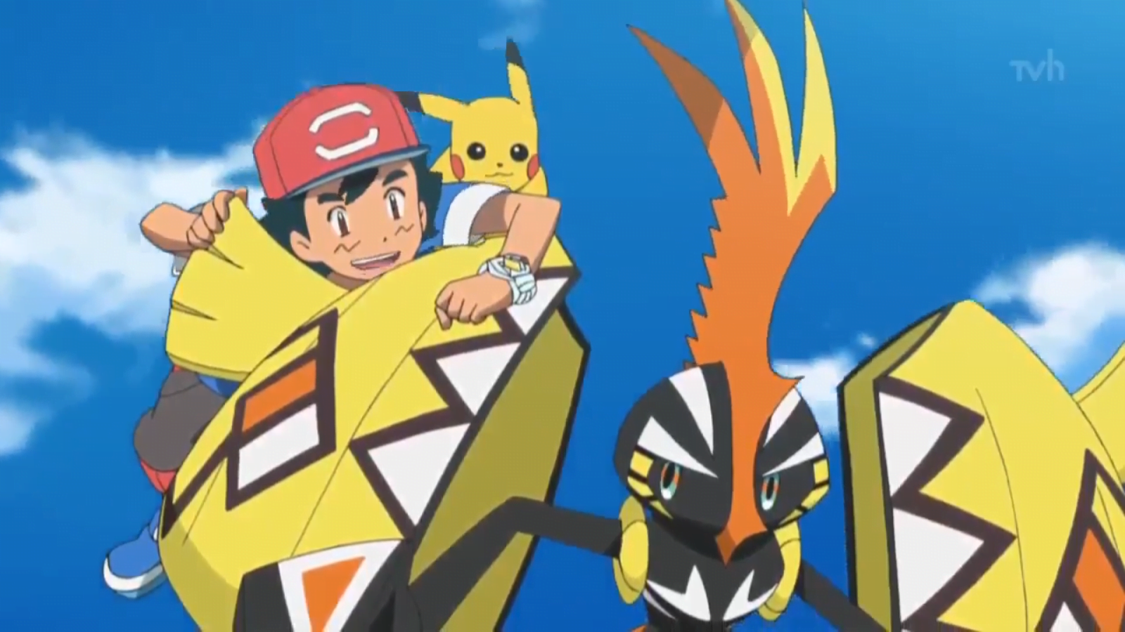 Tapu Koko VS Ash's Pikachu  Pokemon Sun and Moon Episode 2 Battle 