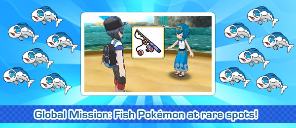 Pokémon Sun and Moon Global Mission rather fishy