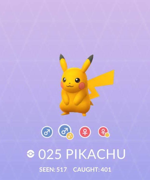 pikachu 5th anniversary shiny