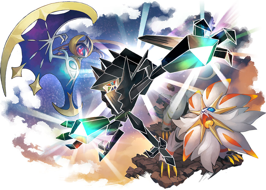 The origins of each of the shiny ultra beasts and the cosmic quintet. : r/ pokemon