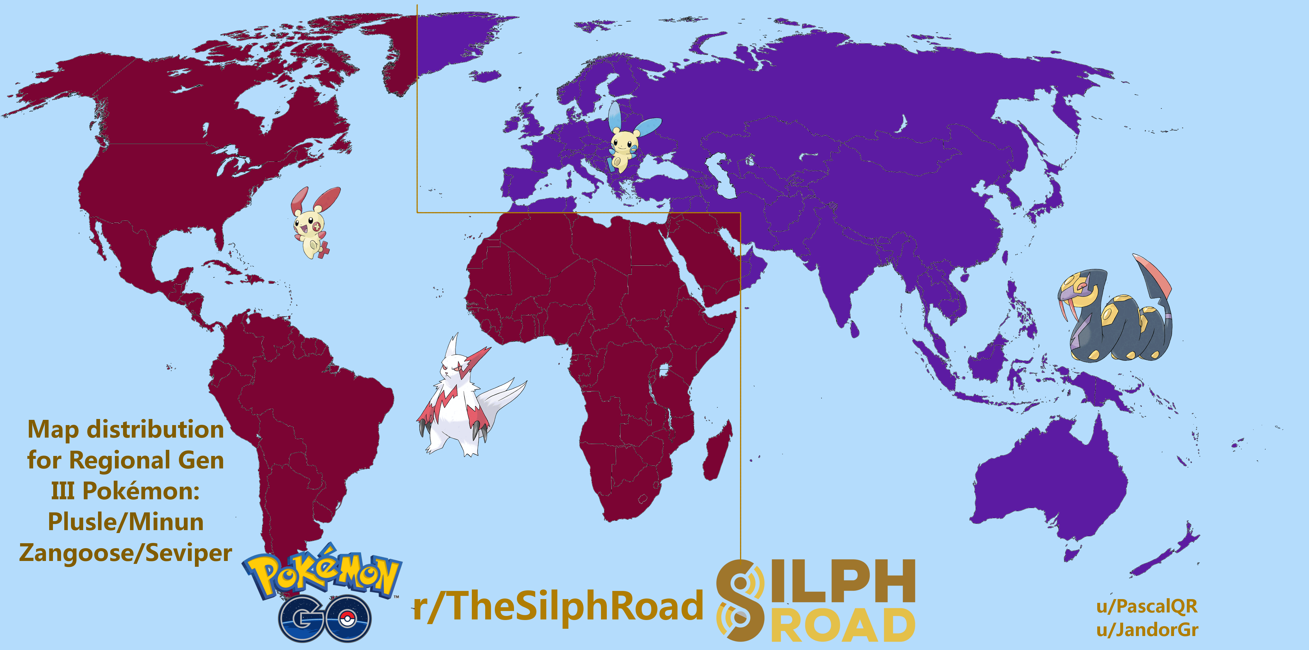 regional map for pokemon go