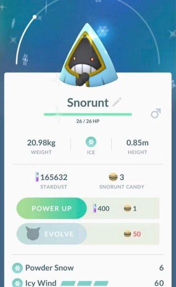 Shiny Snorunt Sighted In Pokemon Go Pokecommunity Daily