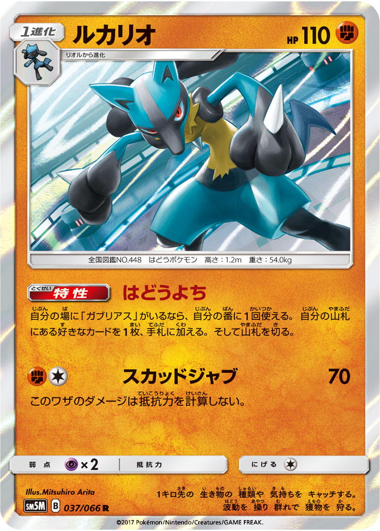 Custom HOLO Shiny Lucario GX Pokemon Card Twin Card 2/2 