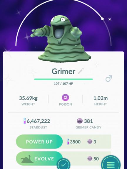 Pokemon 18088 Shiny Alolan Grimer Pokedex: Evolution, Moves, Location, Stats