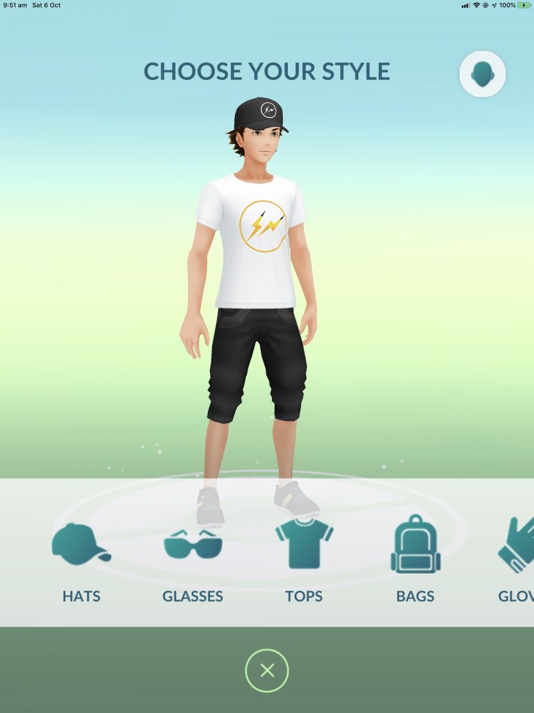 A new shirt and cap are available in GO.