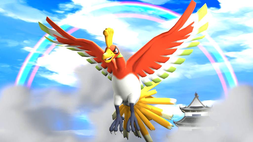 Ho-Oh & Lugia Art - Pokémon Ultra Sun and Ultra Moon Art Gallery