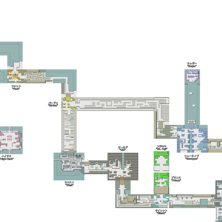 This is how the Gen II map used to look.