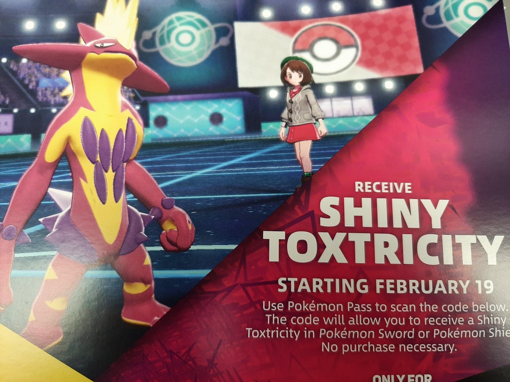 Shiny Toxtricity event set for GameStop, EB Games shops in America