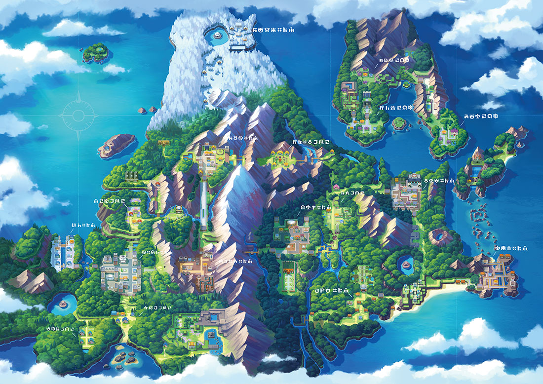 Pokémon BDSP’s map artwork suggests no Battle Frontier