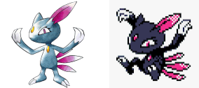 Pokemon Arts and Facts on X: In Pokemon Gold and Silver, Sneasel and  Spinarak's colors were different to that of their official art. Pokemon  Crystal updated the colors to better reflect the