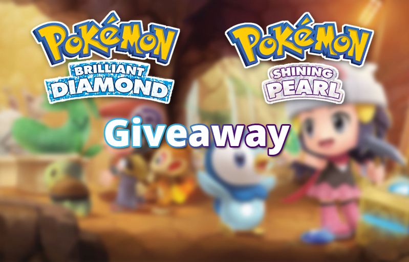 We’re doing a Pokémon Brilliant Diamond and Shining Pearl giveaway!
