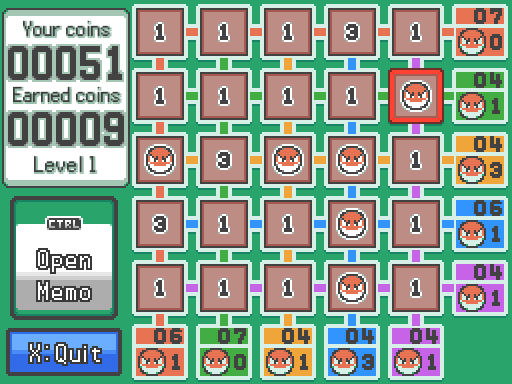 WZPokeVolt - Voltorb flip helper Pokemon HGSS