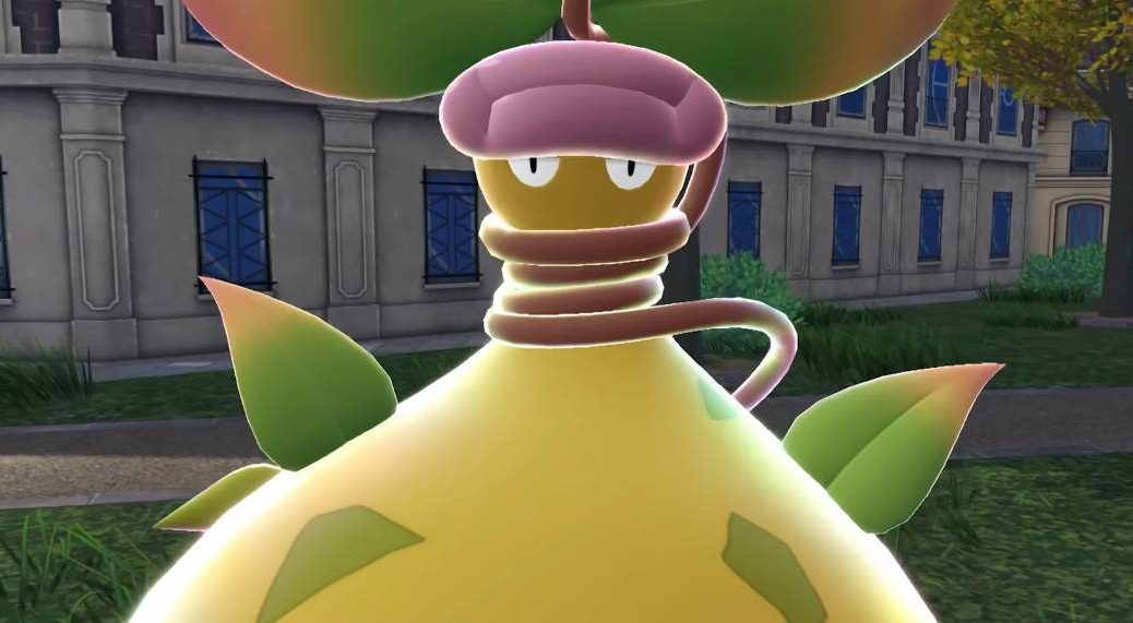 A close-up of Mega Victreebel